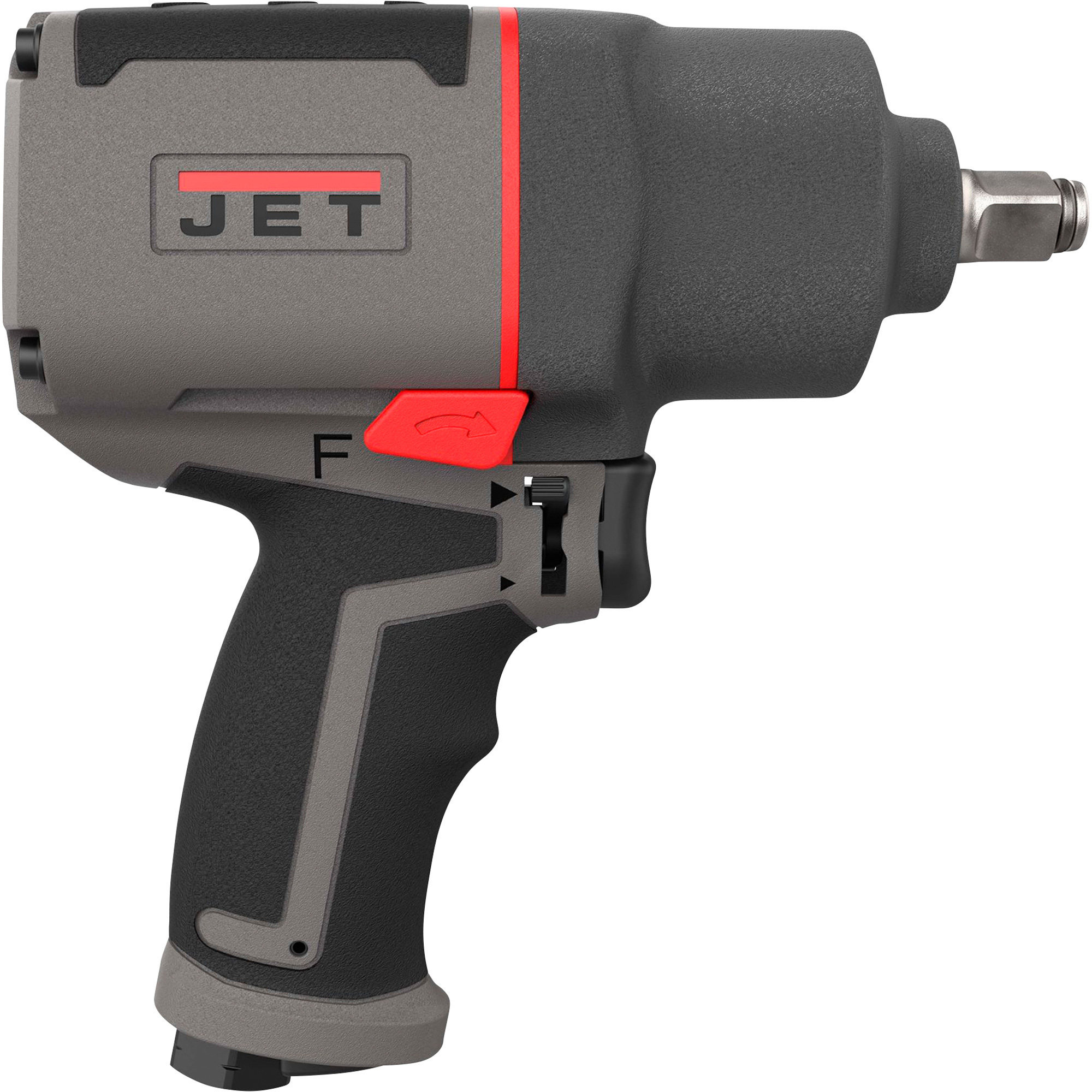 JET Air Impact Wrench, 1/2in. Drive, 25.38 PSI, 800 Ft./Lbs. Max. Torque, Model# JAT-126